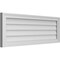 Ekena Millwork Vertical Surface Mount PVC Gable Vnt: Non-Functional, w/2"W x 1-1/2"H, Brickmould Frame, 40"W x 14"H GVPVE40X1402SN - alternate 2